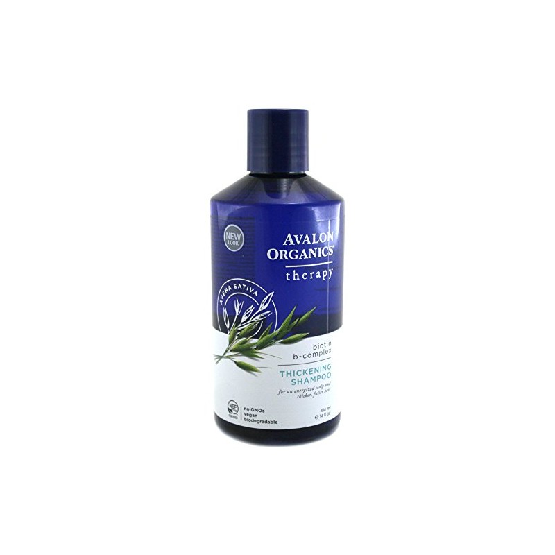 Avalon Organics Thickening Shampoo Biotin B Complex -- 14 fl