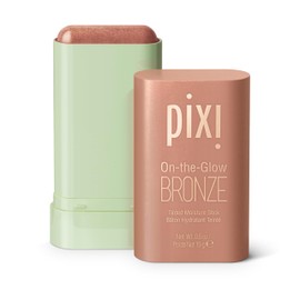 Pixi Pixi On-the-Glow Bronze - SoftGlow, Hydrating Tinted Moisture Bronzer Stick with Ginseng, Aloe Vera & Fruit Extracts, For Cheeks & Lips, 19g / 0.6oz, Paraben-Free