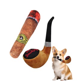 TPZORJX 2 kauen Hundespielzeug, quietschende Hundespielzeug, interaktive Plüsch Welpen Spielzeug, cooles Spielzeug für kleine, mittlere und große Hunde