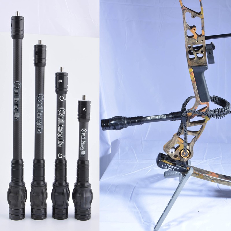 AMEYXGS 6inch/8inch Archery Bow Stabilizer Rod Balance Bar with Damping