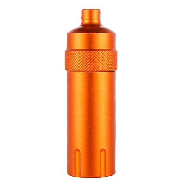 Waterproof Sealing Bottle SENRISE Waterproof Pill Holder Metal Survival Capsule