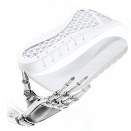 2 Pairs (Super Soft) Insoles, Shock Absorbing, EVA + Latex, Ultra Lightweight Insoles, Pure White, Sports Dedicated Tennis Insole, O-Leg Correction, Ergonomic Insole, Comfort Memory Foam, Breathable,