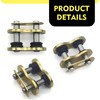 Shakas 4 PCS 520HV 520 Chain Master Link, Shock Hole
