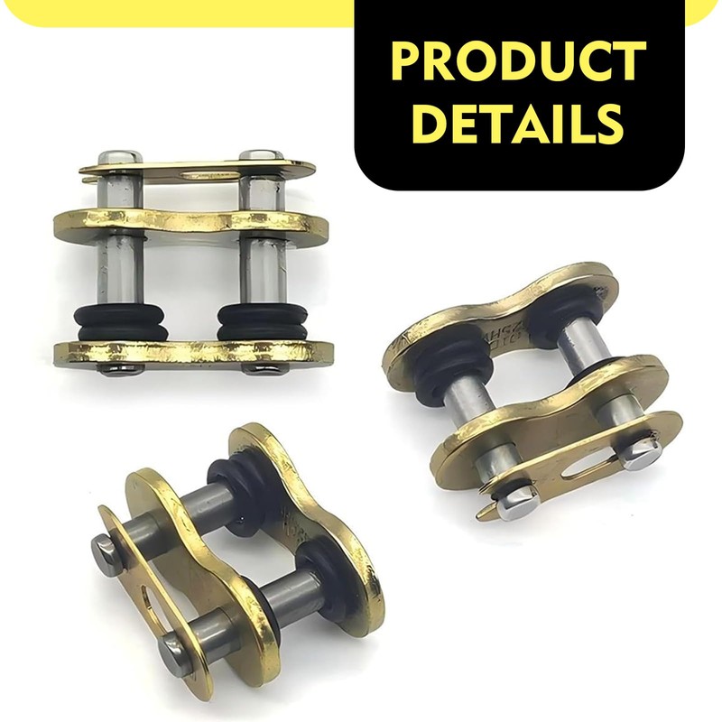Shakas 4 PCS 520HV 520 Chain Master Link, Shock Hole