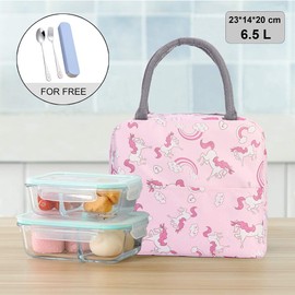 HAKINAKU Insulated Lunch Bag Thermal Cooler for Adults/Men/Women, Portable Lunch Box Holder for Lunch/Foods & Drinks/Picnic/School/Office Work