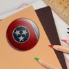Rustic Distressed Tennessee State Flag Puffy Bubble Dome Scrapbooking Crafting