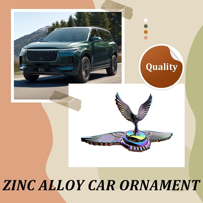 BEALIFE Unique Car Front Hood Ornament Thick for Long-Lasting Gifts