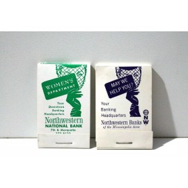 Vintage 2 Emory Board Kits Advertising Northwestern Bank MPLS Women PLEASE READ