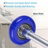 QUARKZMAN 2 x 1.8 inch nylon garage door rollers for
