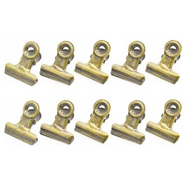 10pcs Bronze Metall Bulldog Clips Edelstahl Scharnier Binder Clip Dichtung Klemmen für Papier Datei Foto Zwischenablage Poster
