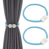ZLONGYAN Magnetic Tie Backs for Curtains, Pearl Ball Tiebacks, Effective