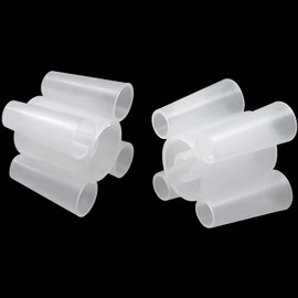 Fbshicung 2 Pcs Clear Spool Holder #546893 Thread Adapters for Elna, Pfaff, Singer, Viking, White Sewing Machine (2 Pcs Spool Holder)