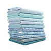 Southern Fabric Light Blue Aqua Scrap Bag (Approx 2 Yards)