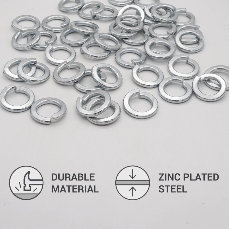 SKIR'CO (Pack of 30) Galvanised DIN127 Spring Washers M16, Metal
