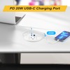 2 Inch Desk Power Grommet USB C PD 20W, Recessed