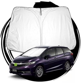ruiya Honda Shuttle GP7 GP8 GK8 GK9 Sunshade for Front Windshield Car Sun Shade UV Protection Sun Shade for Overnight in the Car, Foldable, Custom Parts