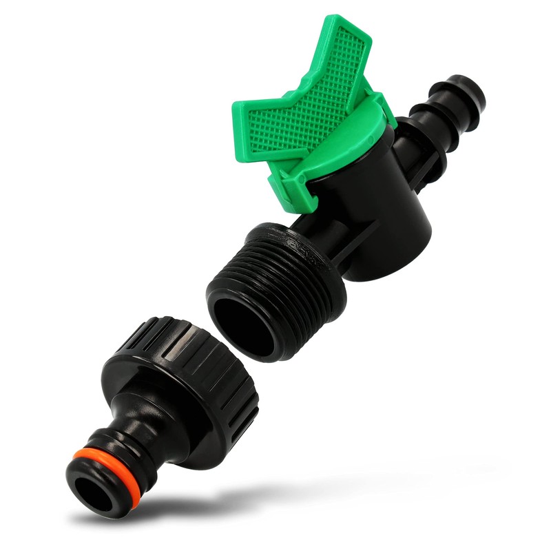 BRADAS® Regulating Valve Shut-Off Valve Hose Connection 16 mm with