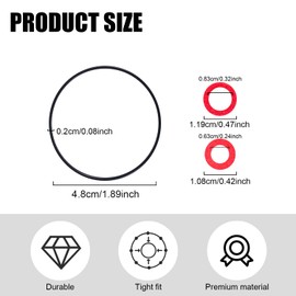 9pcs Carburetor Float Bowl Gasket Kit, Bowl Gaskets and Bolt Washer Lawnmower Gaskets Parts Accessories Replace for GX120 GX160 GX200 GXV120 GXV140 GXV160 Engine