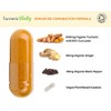 Organic Turmeric Curcumin Capsules Triple Strength with 95% Curcumin -