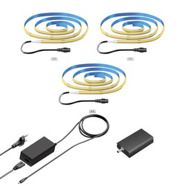 ledscom.de JOR COB LED Strip 100.0 cm Flat White 33.81 W 1209 lm Each Set of 3 Includes WLAN Controller