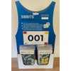 It's Running BibBits Magnetic Race Number Holder Runner Silver