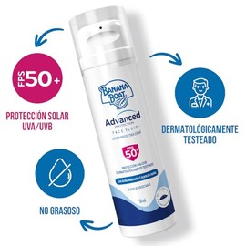 BANANA BOAT FACE FLUID SPF50+ 50ML