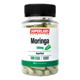 Suplemento Moringa 500mg Superlabs Nutrition 100 Cápsulas