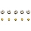 Maruyama Seisakusho 637774 BIGM Spout Set, Small, 5 Pieces, Silver