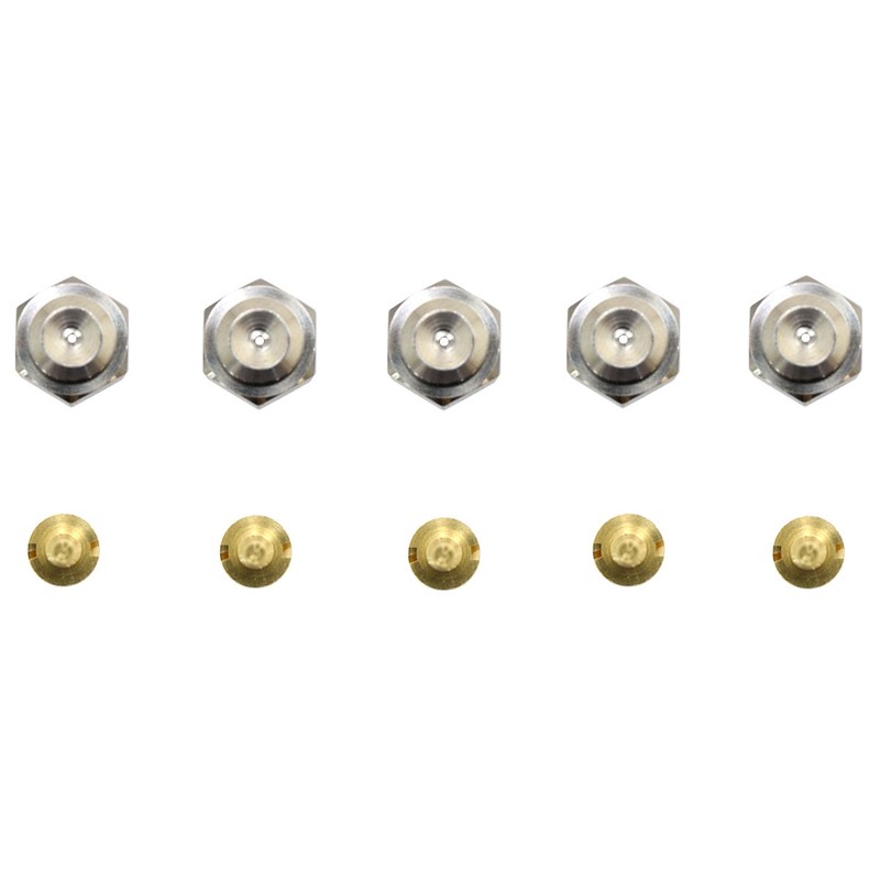 Maruyama Seisakusho 637774 BIGM Spout Set, Small, 5 Pieces, Silver