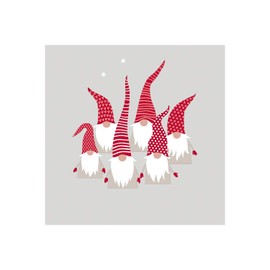 Paper+Design Napkin "Secret Santa Family" 5 or 20 Pieces Pack of 20