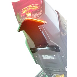 BIKELITEZ Fender Eliminator made for Yamaha 2025 MT-09SP MT09 SP LED Turn signal lightbar and license plate mount with tag light