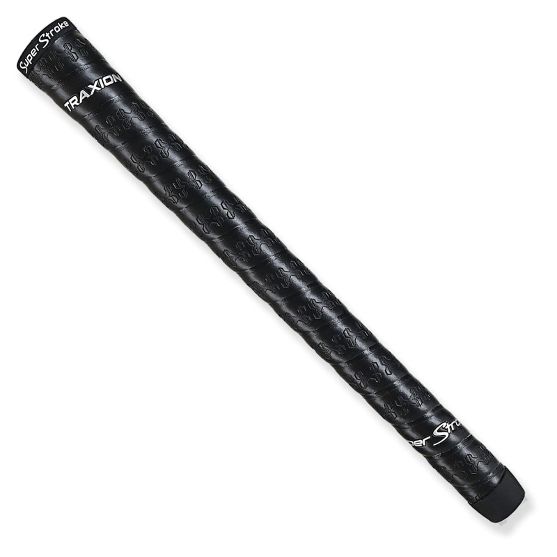 SuperStroke Traxion™ Wrap Gold Club Grip, Black (Standard) | Advanced