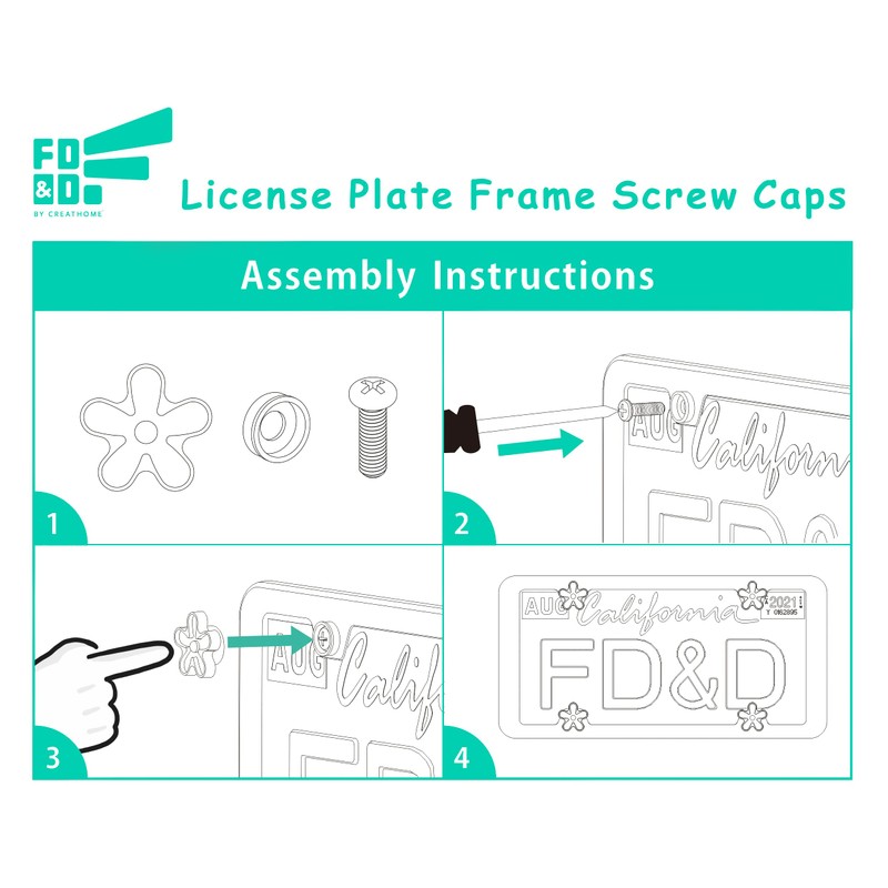 FD&D Multiple Use Shining Screw Cap, Silver Bumble Bee Pattern