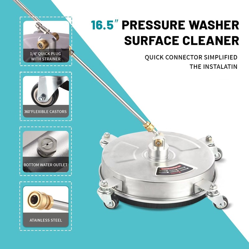 SORODO 16.5" (16.5" Pressure Washer Surface Cleaner, Power Washer Surface