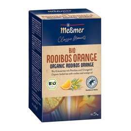 Meßmer Classic Moments Organic Rooibos Orange | 100% Organic | Rooibo Tea | 18 Tea Bags