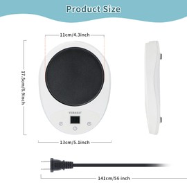 VOBAGA Sourdough Starter Warmer, Upgraded Warming Heating Pad for Kitchen Home Use with Precision Thermostat (70-105°F), 1-12H Timer & Auto Shut-Off (4H Default) for Homemade Bread Baking