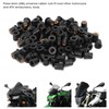 100PCS Well Nut M6x0.8mm Rubber Modification for Motorcycle ATV Windscreens
