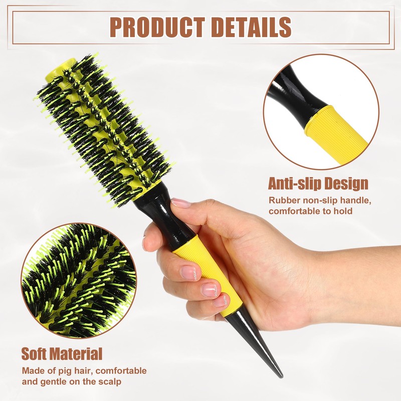 VOCOSTE Round Hair Brush, Hair Brushes for Women, Nylon Bristle