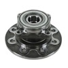 TRQ 2 Piece Front Wheel Bearing & Hub Assembly Set