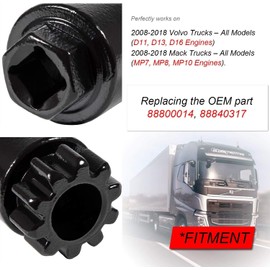 Esoldnic Flywheel Turning Tool 88800014 Magneto Flywheel Puller Repair Removal Tool Compatible with Volvo 2008-2018 D11 D13 D16 and Mack MP7 MP8 MP10