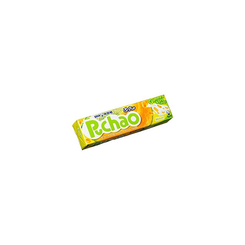 UHA Mikakuto Puchao Candy, Melon Flavor 6 bars