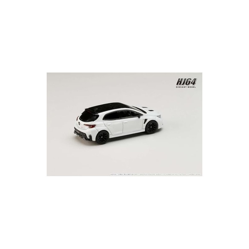 HJ64 1/64 Toyota GR Corolla RZ Super White II Finished