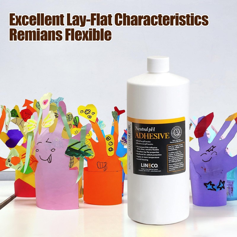 Lineco Neutral pH Adhesive, Archival Quality Acid-Free PVA Buffered Adhesive