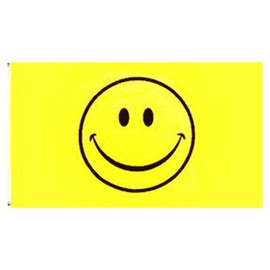 Smiley Face Flag 5FT X 3FT