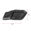 MOFUN 2 Pack Motorcycle Saddlebag Organizers for Harley Road King