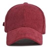 XRDSS Corduroy Baseball Cap Unisex Adjustable Classic Sports Cap Outdoor