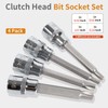 johntruck 4 Pack Clutch Head Bit Socket Set Used with