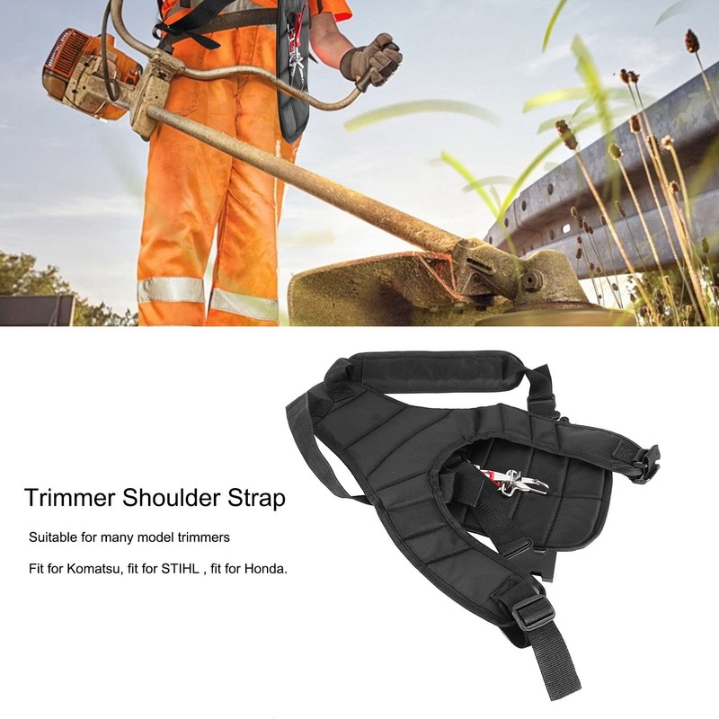Qcwwy Shoulder Strap for Brush Cutter, Garden Brushcutter, Lawn Mower,