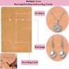 Nierbo 400 Pcs Expositor Cartones Para Aretes, Collar, Joyería