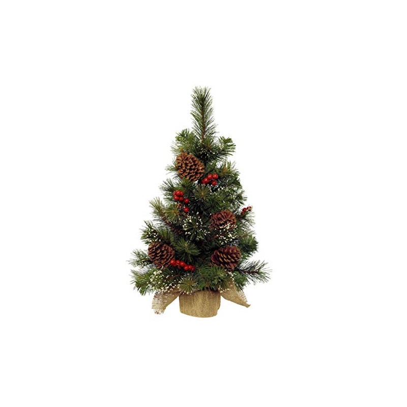 Decoris DNO4063546 Fir Tree, Plastic, Green, 50 cm x 50
